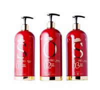 Ana Paula Carvalho | S.O.S PRO Kit de Tratamiento Profesional | Champú, Bálsamo y Máscara | (3x) 1000ml