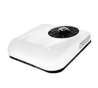 ANAAMAYL Aire acondicionado para caravanas, cremalleras ultrafinas, ajuste universal para autocaravanas, camiones, furgonetas (blanco, 24 V)