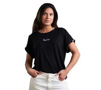 ANABEL LEE Camiseta BÁSICA Negra (FR/ES, Letras, S, Regular, Regular)