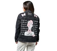 ANABEL LEE CHAQUETA DENIM RIDER (FR/ES, Letras, S, Regular, Regular)