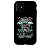 Anabel Vibes Only Cute Retro Girls Anabel Name Carcasa para iPhone 11