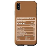 Anacardo Información Nutricional Calorías Protein Label Design Carcasa para iPhone XS MAX