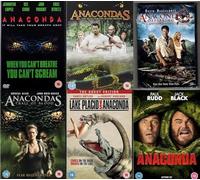 Anaconda 1-6 Complete Collection DVD - Anaconda / Anacondas / Anaconda 3 : Offspring / Anaconda : Trial Of Blood / Lake Placid vs - Anaconda / Anaconda 2026 DVD - Anacon 6 Film Collection DVD