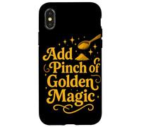 Añade una Pizca de Especias Doradas, Arte de Bienestar Inspirado en la cúrcuma Carcasa para iPhone X/XS