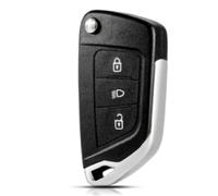 Añadir a Lista Deseos Coche Llave De La Cáscara De La Llave del Coche Convertidor Llave del Coche, Nuevo Diseño para Las Llaves De Coche, Compatible con -Peugeot 206-207-306-307-308-407 (HU83 3BT VB)