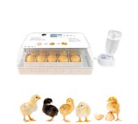 Añadir agua automáticamente 15 huevos de pollo pequeño incubadora de huevo con bandeja de huevo ajustable para la venta
