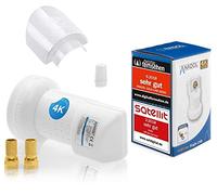 Anadol GoldLine Single LNB 0,1 dB [test 2X muy bueno] - extremadamente frío & resistente al calor (-30 hasta 60 °C)