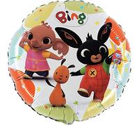 Anagram - Balón de aluminio de 45 cm Bing & Friends-no envasado, multicolor, 7AL18033