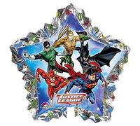 Anagram Globo de aluminio con forma de la Liga de la Justicia, 86,3 cm, multicolor