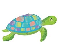 Anagram Globo de helio de tortuga marina de 38 pulgadas, azul y verde