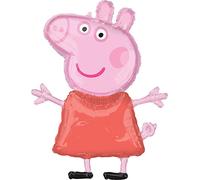 Anagram Globo de papel de aluminio de Peppa Pig de 25 pulgadas, multicolor