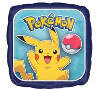 Anagram Globo de papel de aluminio Pokémon, diseño de dos lados de 43 cm con Piakchu, decoración perfecta para cumpleaños de niños y fiestas temáticas