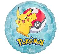 Anagram - Globo Pokemon Pikachu Pokeball Azul 43 Centímetros (36332), Talla única