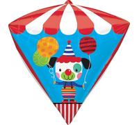 Anagram International 3565801 Carnaval cumpleaños Diamondz fiesta globo, aluminio, multicolor