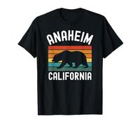 Anaheim California Bear Retro Orange County Beach 714 OC CA Camiseta