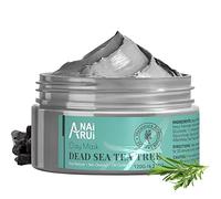 ANAiRUi Mascarilla de barro del Mar Muerto, Mascarillas Faciales Arcilla para purificante e exfoliante, limpiar poros, eliminar puntos negros, reducir manchas y acné, 120g
