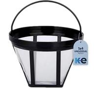 Anakel Home Filtro de Cafetera Universal Permanente de Nylon 1x4 para Sustituir Filtros de Papel de Cafetera | Reutilizable, 11Øx9cm, Color Negro