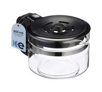 Anakel Home Jarra Cafetera de Goteo Universal Según Medidas Compatible con Cafetera Americana o de Goteo Eléctrica 800ml | Vidrio, Tapa Antigoteo, Altura Regulable 10,5-13 cm | REVISAR MEDIDAS