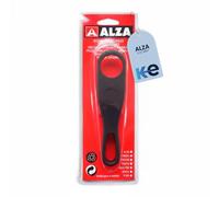 Anakel Home Mango para Tapa Olla Alza 9207 | Recambio Original Compatible con Modelos Alza Antiguos | Mango de Repuesto para Olla Express Alza | Fácil Montaje | Color Negro con Uña Roja