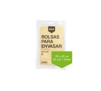 Anakel Home Pack de 50 bolsas para envasar al vacío 30x40 cm de ELMA, Multicapa Alta Resistencia 95µm, Filtro UV y Rejilla de Succión,