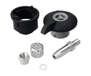 Anakel Home Pack Recambio de Válvula Reguladora de Presión y Cazoleta Referencia 999188 | Compatible para Ollas Express Monix IRapid 4L y 6L | Color Negro