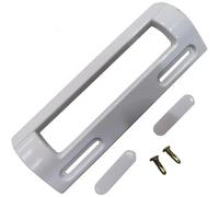 Anakel Home Recambio Tirador Frigorífico compatible con Neveras Blancas con Tornillos Incluidos, Distancia entre agujeros de 8 a 17 cm, Incluye Embellecedores y tornillos, Color Blanco I
