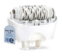 Anakel Home Repuesto Cabezal Depilación 81533164 Compatible con Braun Silkepil 7, Silkepil 9, Xpressive y SensoSmart, Cabezal Extra Ancho, Color Blanco