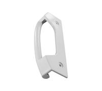 Anakel Home Tirador para puerta de frigorífico Bosch y Siemens blanco, maneta de recambio universal para nevera y congelador, asa de plástico resistente de 14,2 cm, distancia entre agujeros de 10,6