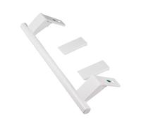 Anakel Home Tirador para puerta de frigorífico Liebherr blanco, maneta de recambio para nevera y congelador, asa de plástico resistente de 31 cm, distancia entre agujeros de 24,5 cm, disponible en