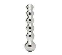 Anal Butt Plug Acero inoxidable Metal Doble Extremo Consolador Pene G-Spot Masturbador Anal Butt Plug Máquina Sexual P-Spot Juguete Sexual para Mujer