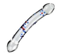 Anal Butt Plug Consolador de vidrio G Spot Masturbador Crystal Juguetes sexuales anales para mujeres y hombres Masturbación Pene Butt Plug Mujeres Productos de juguetes sexuales anales(A)