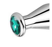 Anal Butt Plug Enchufe Anal Grande Iluminación de Metal Modelado Acero Inoxidable Butt Plug Mujeres Hombres Anal Masturbador Consolador Pareja Adule Juguete Entrenador(Darkgreen)