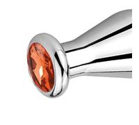 Anal Butt Plug Enchufe Anal Grande Iluminación de Metal Modelado Acero Inoxidable Butt Plug Mujeres Hombres Anal Masturbador Consolador Pareja Adule Juguete Entrenador(Goldenyellow)