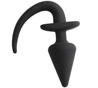 Anal Butt Plug Gel de sílice Cola de perro Cola de zorro Anal Plug Accesorios exóticos Máquina sexual Juguetes sexuales para mujeres Hombres Gay Butt Plug Cosplay Juguetes sexuales