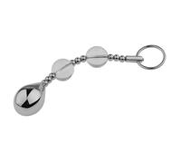 Anal Butt Plug Metal Anal 1/2/3/4/5 Cuentas Butt Plug Vaginal Acero Inoxidable Bolas de Vidrio Masajeador de Próstata Productos Íntimos Juguetes Sexuales para Hombres Mujeres(3beads)