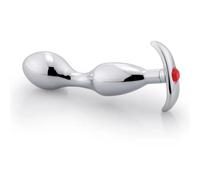 Anal Butt Plug Sex Acero Inoxidable Anal Plug Butt Plug con Diamante G-Spot Masturbador Anal Juguete Anal Plug Juguete Sexual para Mujeres Masturbación(Red)