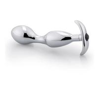 Anal Butt Plug Sex Acero Inoxidable Anal Plug Butt Plug con Diamante G-Spot Masturbador Anal Juguete Anal Plug Juguete Sexual para Mujeres Masturbación(Black)