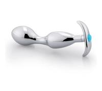 Anal Butt Plug Sex Acero Inoxidable Anal Plug Butt Plug con Diamante G-Spot Masturbador Anal Juguete Anal Plug Juguete Sexual para Mujeres Masturbación(Blue)