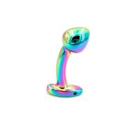 Anal Butt Plug Sex Metal Anal Toys 3 Tamaño Mujeres Adultos Productos Sexuales Hombres y Mujeres Ass Plug Acero Inoxidable Anal Plug Juguetes Sexuales Anal Consolador Juguetes(Colorfulm)