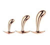 Anal Butt Plug SM Metal Aleación de aluminio Conjuntos de tapones para el ano Masturbador en forma de ancla Máquina sexual para punto G Butt Plug Juguetes sexuales anales para hombres y mujeres(Rosego