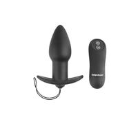 Pipedream Anal Fantasy Collection Remote Control Silicone Plug, Black, 10 cm