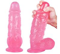 Anal Gigante XXL Grande de 7 Cm de Diámetro, Multicolor Opcional, Suave por Fuera y Duro por Dentro, Estimula el Punto G para Ti, un Juguete Sexual para Jugadores de Alta Gama(Pink)