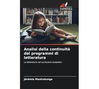 Analisi della continuità dei programmi di letteratura