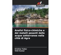 Analisi fisico-chimiche e dei metalli pesanti delle acque sotterranee nella città di Agra