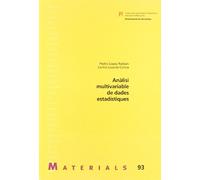 Anàlisi multivariable de dades estadístiques: 93 (Materials)