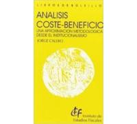 Análisis Coste-beneficio. Una Aproximación Metodológica Desde El Institucionalismo