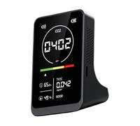 Análisis de aire interior esencial 4 en 1 para detección de humedad de temperatura CO2 TVOC con alarma inteligente y portabilidad TVOC monitor