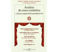 Análisis de cinco comedias .: Teatro Espanol de La Postguerra: 14 (LITERATURA Y SOCIEDAD. L/S.)