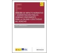 Análisis De Impacto Normativo Y Administración Pública: Generar C Onoc