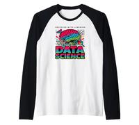 Análisis de la Ciencia de Datos del Cerebro de Redes neuronales Camiseta Manga Raglan